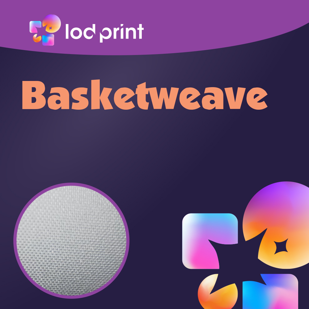 Fabric Banner - Basketweave